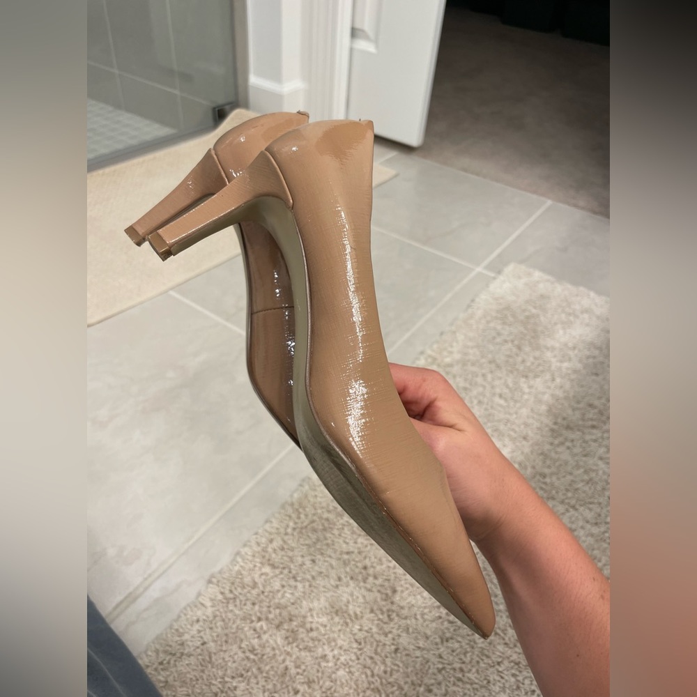 Nine West nude heels